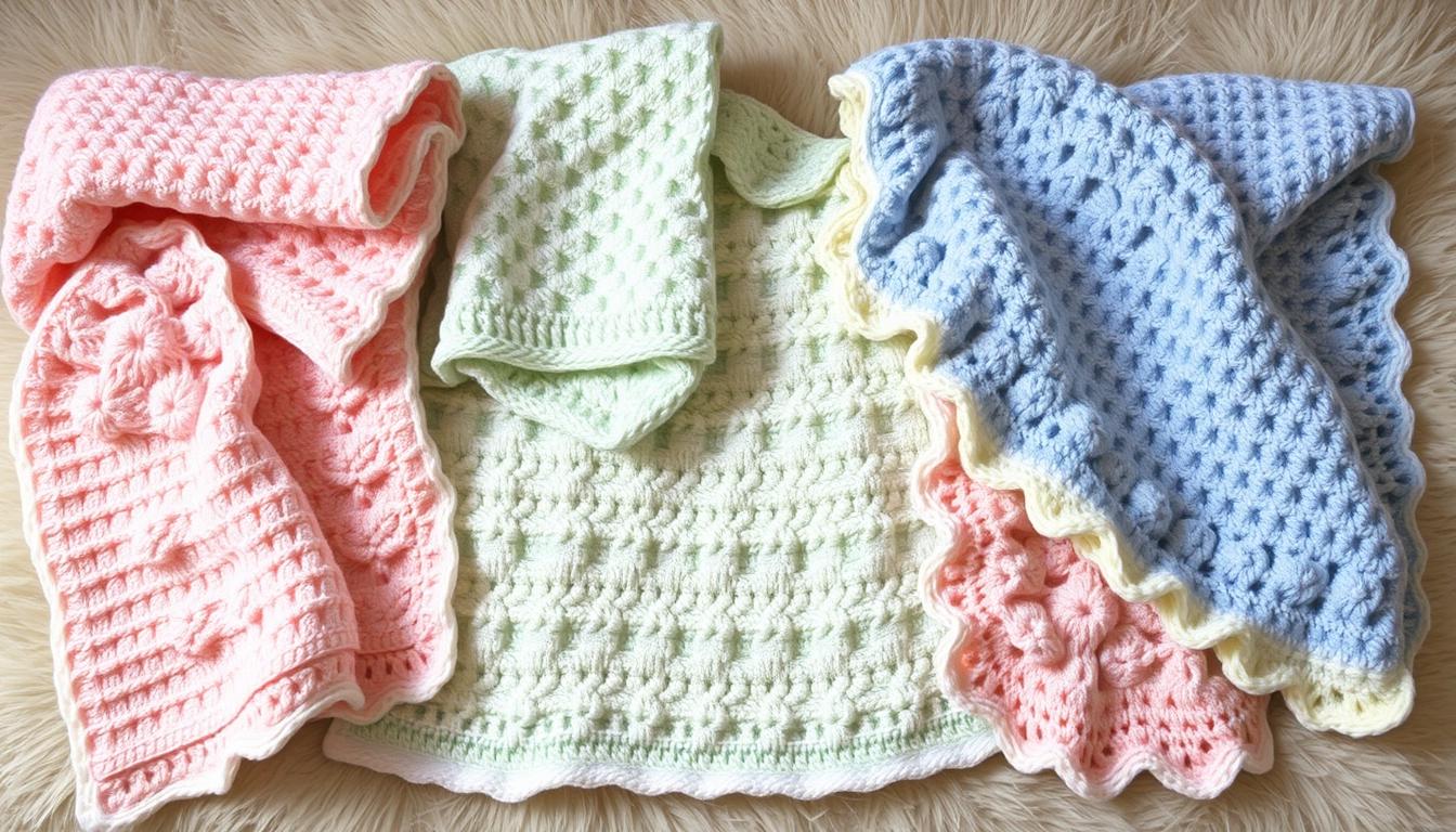 crochet baby blanket patterns​