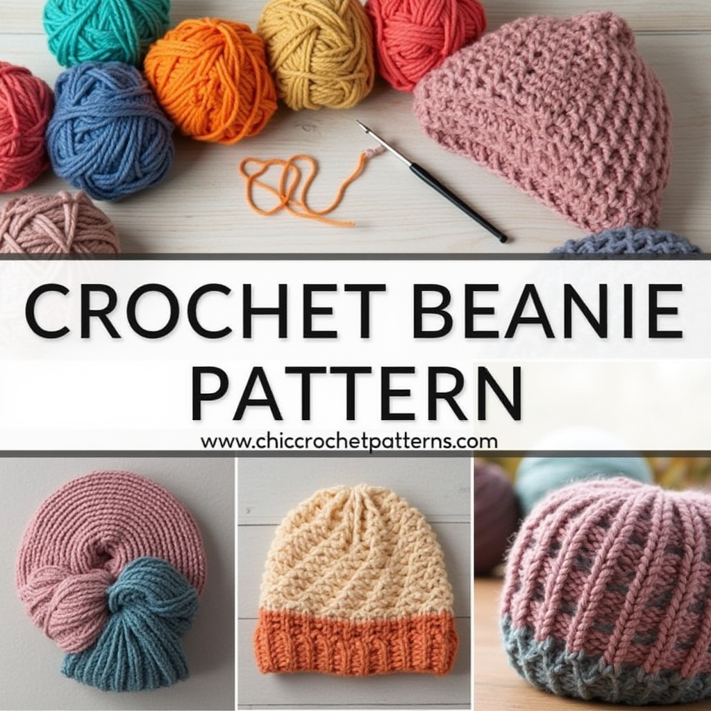 crochet beanie pattern