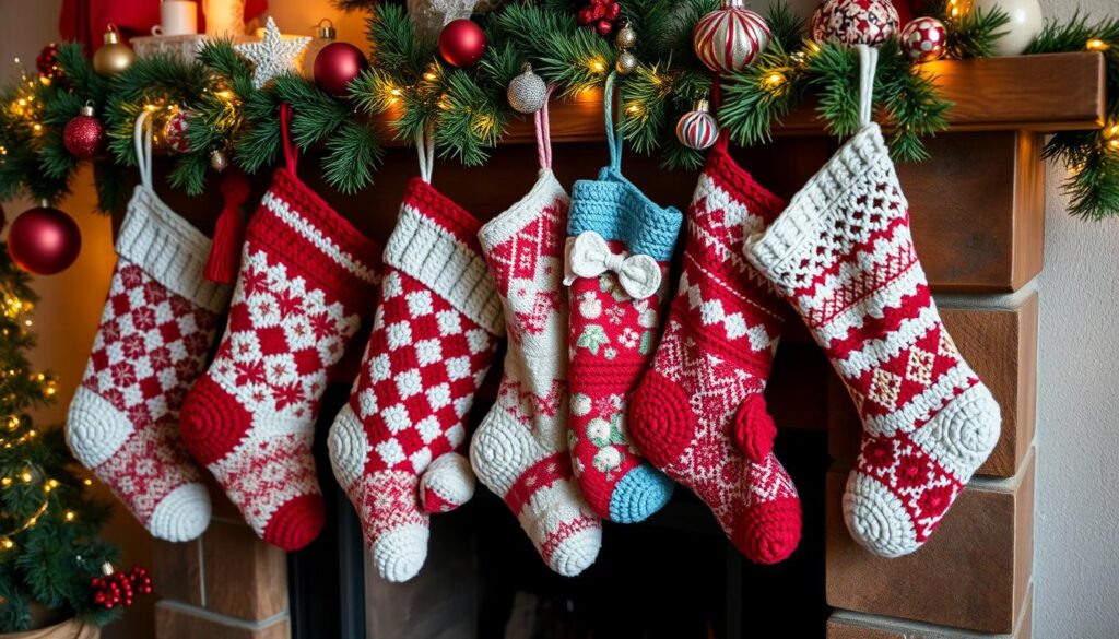 crochet christmas stockings