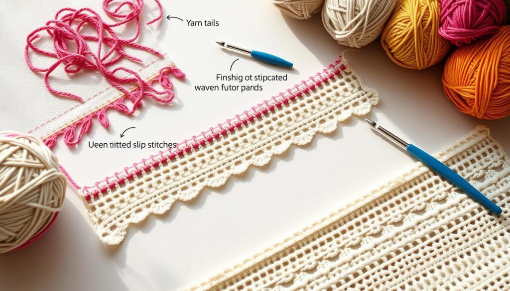 crochet finishing techniques